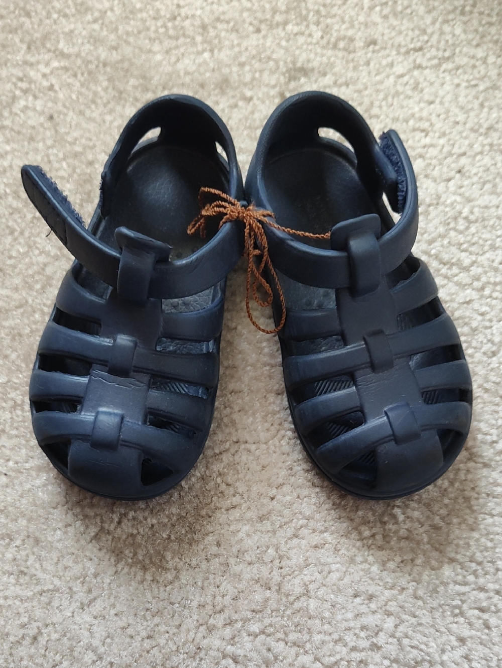 Source Unknown Navy Blue Closed-Toe Kids Sandals